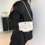 Wholesale Fashion Creative Solid Color Skull Crossbody Bag