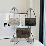 Women Fashion Solid Color Pattern Hollow Square Flap Cross Body Bag - Image 2