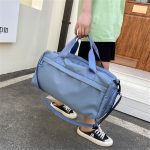 Wholesale Fashion Casual Solid Color Spring Large Capacity Storage Travel Duffle Bags - Image 4