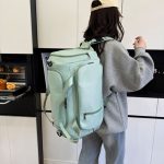 Wholesale Fashion Casual Solid Color Large Capacity Detachable Fitness Travel Duffle Bags - Image 2