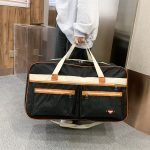 Wholesale Men Casual Sports Basic Color-Block Foldable Large Capacity Oxford Duffle Bag - Image 4
