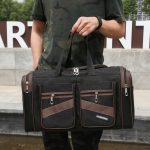 Wholesale Men Casual Sports Basic Color-Block Foldable Large Capacity Duffle Bag - Image 2