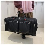 Wholesale Men Casual Sports Basic Alphabet Foldable Large Capacity Oxford Duffle Bag - Image 3