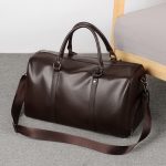 Wholesale Men Leisure Sports Vintage Large Capacity PU Duffle Bag