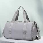 Wholesale Men Fashion Casual Athleisure Solid Color Dry Wet Separation Oxford Duffle Bags