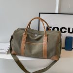 Wholesale Men Leisure Sports Basic Retro Large Capacity Canvas Duffle Bag - Image 3