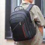 Men Casual Business Basic Commuter Oxford Backpacks Bag - Image 2