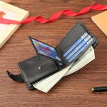 Men'S Fashion Solid Color Pu Leather Short Zipper Buckle Wallet - Image 3