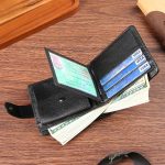 Men'S Fashion Casual Solid Color Pu Leather Multi-Card Card Holder Wallets - Image 3