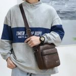 Men Casual Versatile PU Crossbody Bag - Image 3