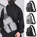 Men Leisure Sports Commuter Chest Bag - Image 2