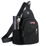 Wholesale Men Fashion Leisure Sports Commuter Canvas Chest Bag - Image 3