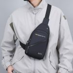 Wholesale Men Fashion Casual Commuter Camouflage Oxford Chest Bag - Image 2