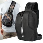 Wholesale Men Fashion Casual Commuter Oxford Chest Bag - Image 2