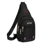 Wholesale Men Fashion Casual Commuter Oxford Chest Bag - Image 3