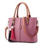 Wholesale Women Fashion Casual Litchi Pattern Large Capacity Handbag - Image 2