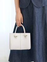 Wholesale Women Fashion Casual Simple Solid Color Handbag - Image 5