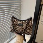 Women Fashion Casual Leopard Shoulder Bag