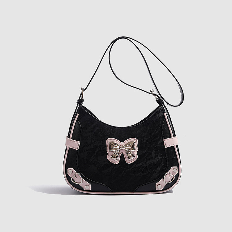 main_1-269 Wholesale Women Fashjion Butterfly Contrast Color Shoulder Bag - Image 1