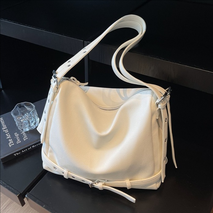 main_1-294 Women Fashion Casual Solid Color Belt Shoulder Bag - Image 1