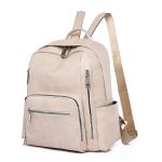 Wholesale Women Simple Large Capacity Pu Backpack - Image 3