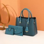 Wholesale Women Fashion Casual Crocodile Pattern Large Capacity Handbag Three-Piece Bag Set - Image 2