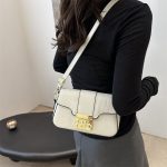 Wholesale Fashion Solid Color Flip Square Shoulder Bag - Image 2