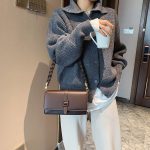 Women Fashion Casual Solid Color Shoulder Bag - Image 2