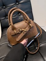 Wholesale Women Fashion Casual Solid Color Lock Shoulder Bag