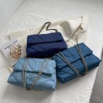 Wholesale Simple And Stylish Large Capacity Denim Shoulder Bag - Image 2