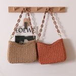 Bohemian Casual Straw Woven Shoulder Bag - Image 2