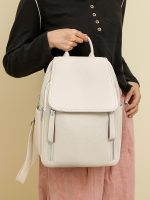 Wholesale Women Solid Color Casual Large Capacity Pu Travel Commuter Backpack - Image 2