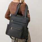 Women Business Computer Bag Large Capacity Oxford Cloth Travel Backpack - Image 3