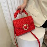 Fashion Heart Flip Square Shoulder Bag - Image 2