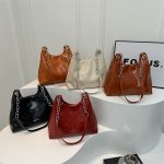 Women Fashion Large Capacity PU Shoulder Bag - Image 2