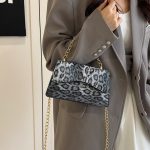 Women Fashion Retro Leopard Small Square Shoulder Bag - Image 2