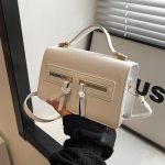 Wholesale Women Fashion Casual Solid Color Zipper Shoulder Bag - Image 3