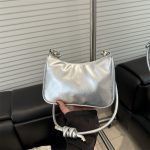 Wholesale Women Casual Solid Color Simple Small Square Shoulder Bag