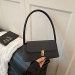 Wholesale Women Fashion Casual Simple Solid Color Shoulder Bag - Image 2