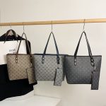 Wholesale Vintage Large Capacity Printed Tote Bag Sets - Image 2