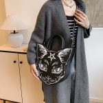 Wholesale Women Fashion Creative Cat Printed Hangbag - Image 2
