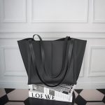 Wholesale Vintage Black Large Capacity Tote Bag - Image 2
