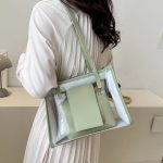 Wholesale Summer Transparent Large Capacity Pvc Tote Bag - Image 2