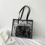 Wholesale Transparent Handbag Office Worker Waterproof Tote Bag