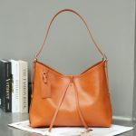 Wholesale Vintage Solid Color Leather Large Capacity Shoulder Bag