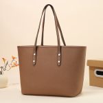 Wholesale Simple Solid Color Large Capacity Tote Bag - Image 2
