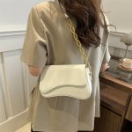 Wholesale Women Fashion Metal Chain Underarm Bag - Image 2