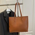 Wholesale Women Fashion Simple Solid Color Large Capacity Tote Bag Two-Piece Bag Set - Image 3