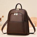 Wholesale Travel School Women Pu Leather Backpack - Image 2