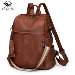 Wholesale Women Retro Casual Multi-Functional Large Capacity Crossbody Bag Backpack - Image 2